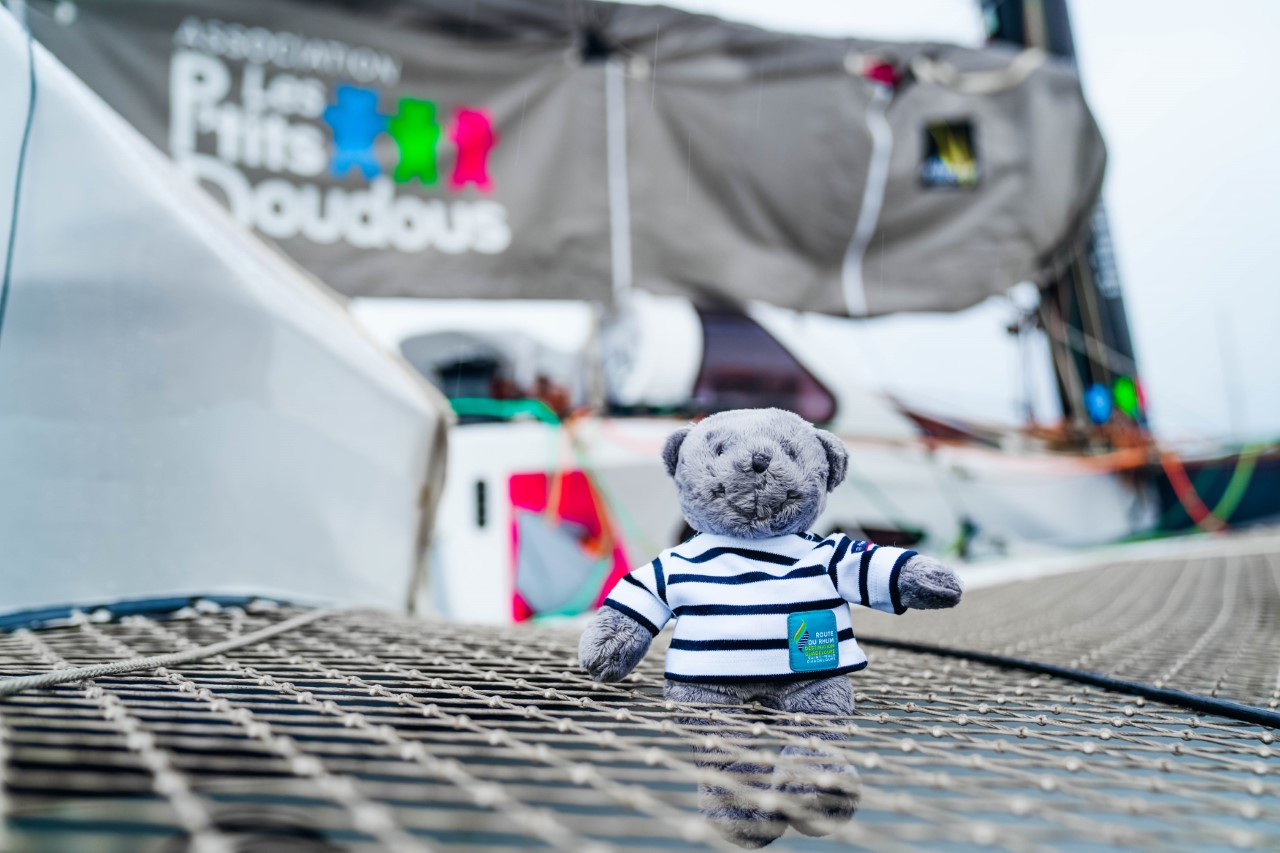 Le doudou marinière devient la mascotte de La Route Du Rhum 2022